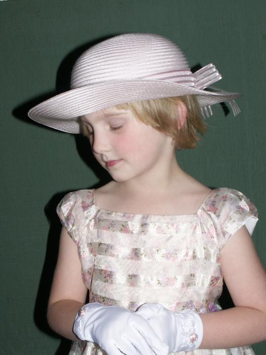My Granddaughter Katie poses for an Easter picture on April 11 2004 in